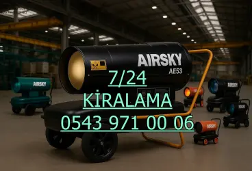  Ankara Şantiye İnşaat Kurutma Isıtma Elektrikli Mazotlu Isımak Kiralama