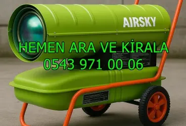 Endüstriyel nem kurutma cihazı kiralama Elektrikli Mazotlu Isımak Kiralama