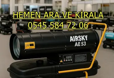 İnşaat Nem Kurutma Cihazı Kiralama Elektrikli Mazotlu Isımak Kiralama