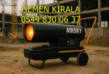 İnşaat Nem Kurutma Firması Elektrikli Mazotlu Isımak Kiralama