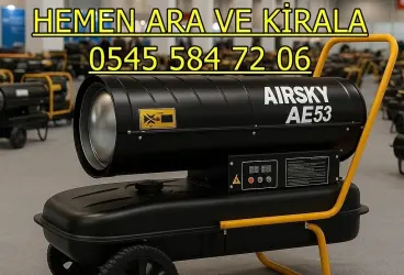 İnşaat Nem Kurutma Süreci Elektrikli Mazotlu Isımak Kiralama