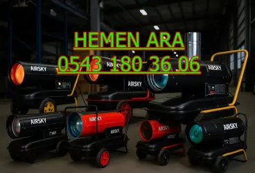 Sıcak hava cihazı kiralama Elektrikli Mazotlu Isımak Kiralama