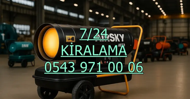 Elektrikli Isımak Kiralama Hizmetleri Elektrikli Mazotlu Isımak Kiralama