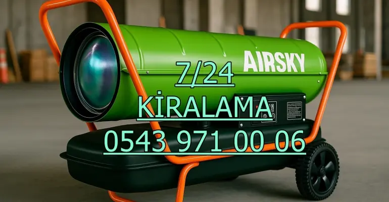 Fabrika ısıtıcı kiralama Elektrikli Mazotlu Isımak Kiralama