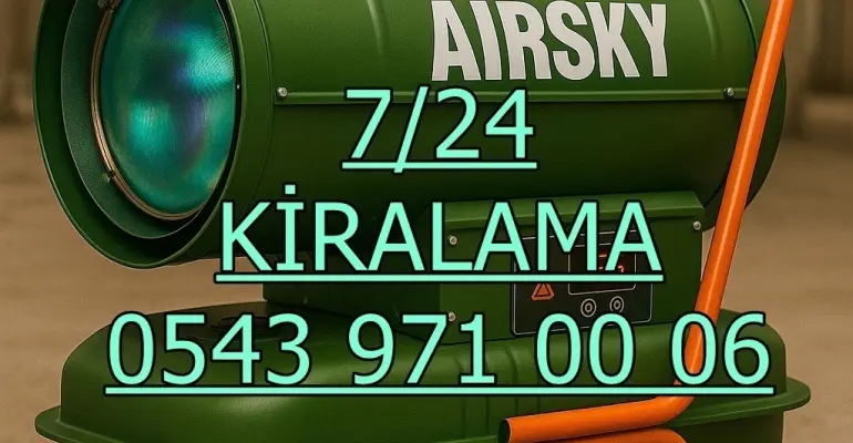 İnşaat Nem Alma Firmaları Elektrikli Mazotlu Isımak Kiralama