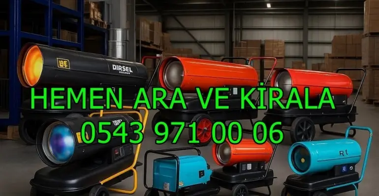 Kiralık ısıtıcı Elektrikli Mazotlu Isımak Kiralama