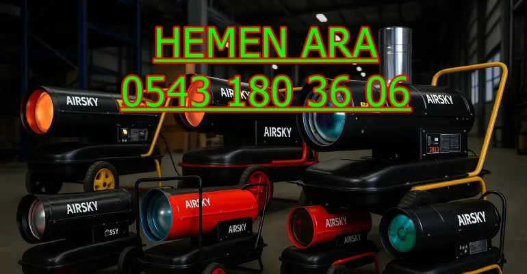 Sıcak hava cihazı kiralama Elektrikli Mazotlu Isımak Kiralama